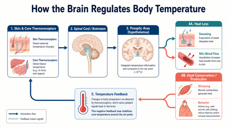 How Does the Brain Control Body Temperature?
