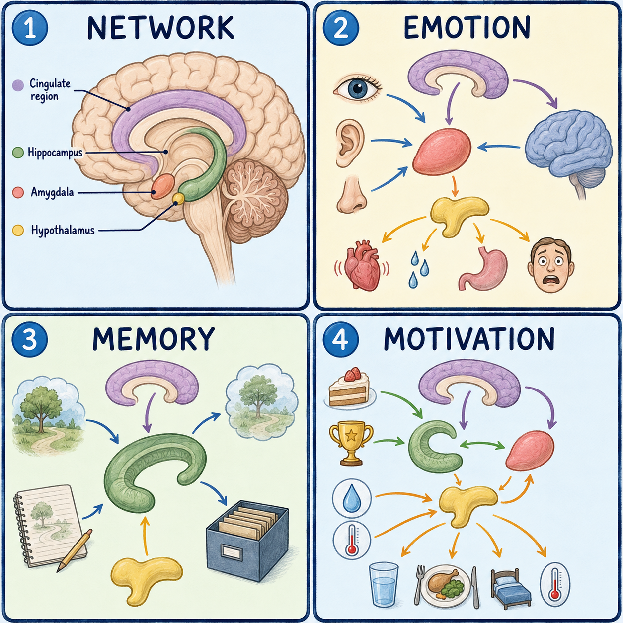 Limbic System: Location, Function, and Anatomy